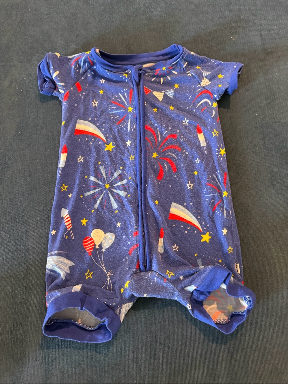 Little sleepies firecracker shortie 6-12 months